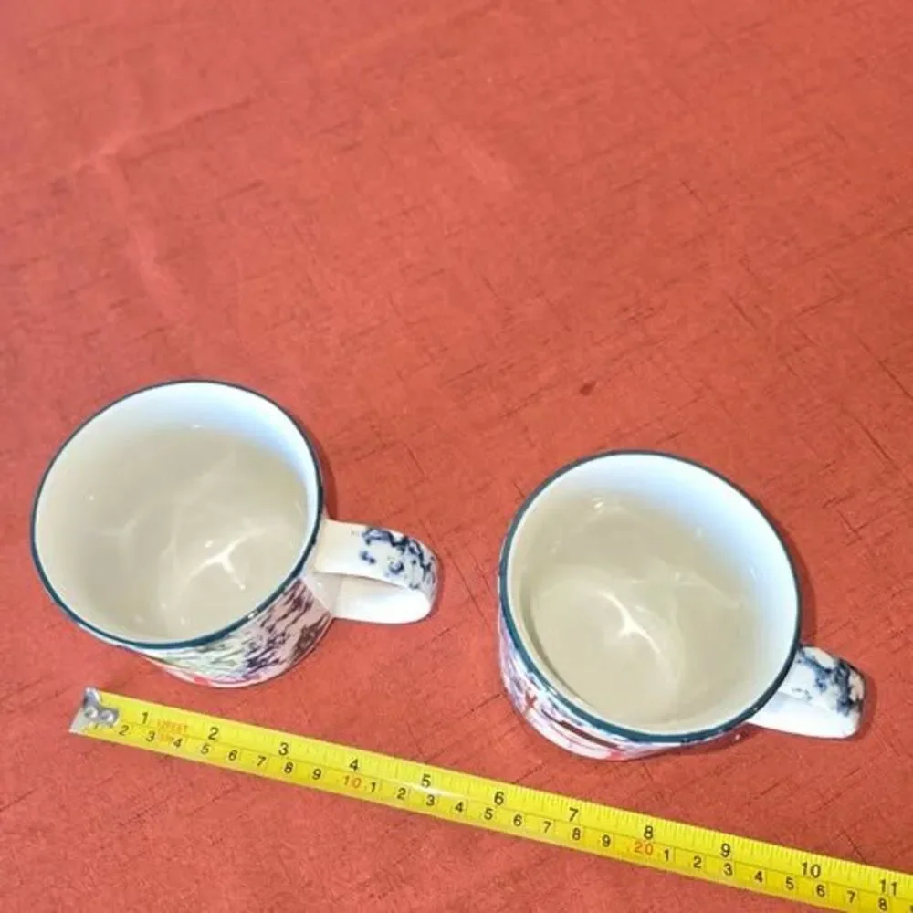 Thomson Pottery Snowman Mug Set